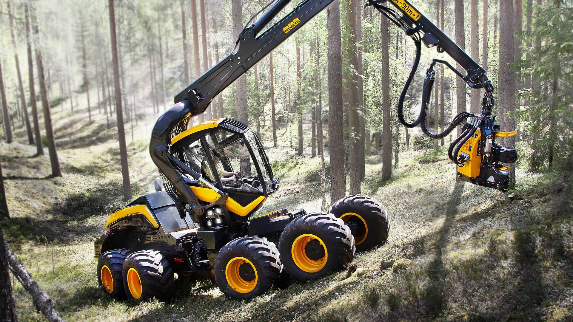 Ponsse is Driving Forest Machine Innovation and Improving Productivity with Visual Components Robotics OLP