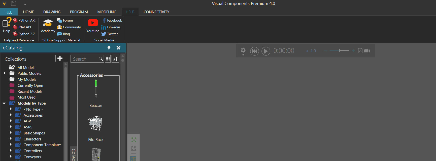 Visual Components eCatalog menu