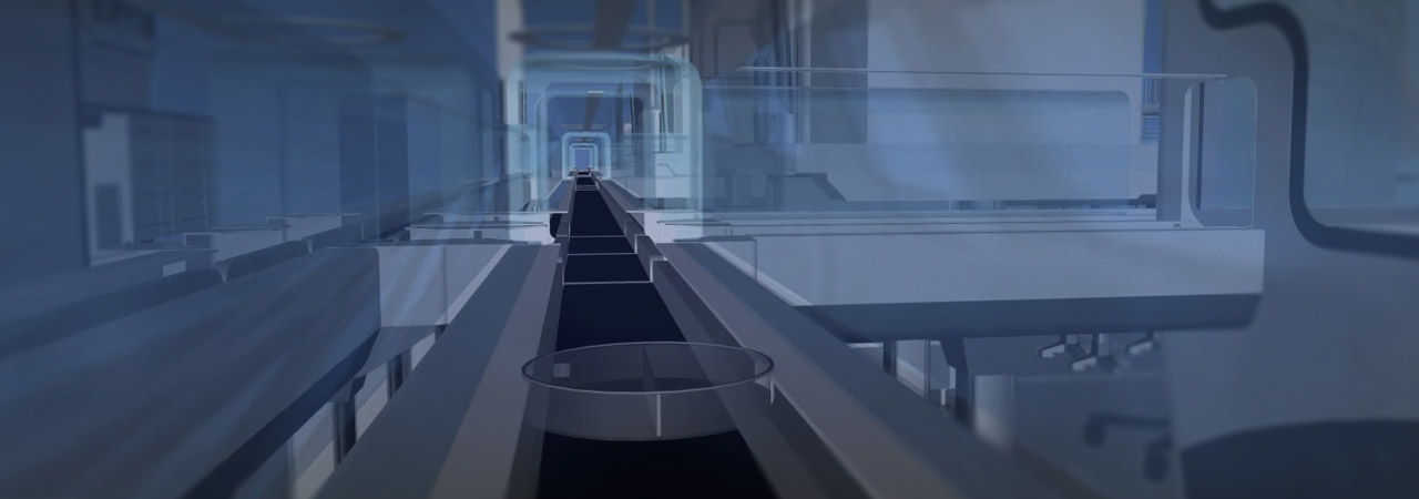 3D simulation of a laboratory