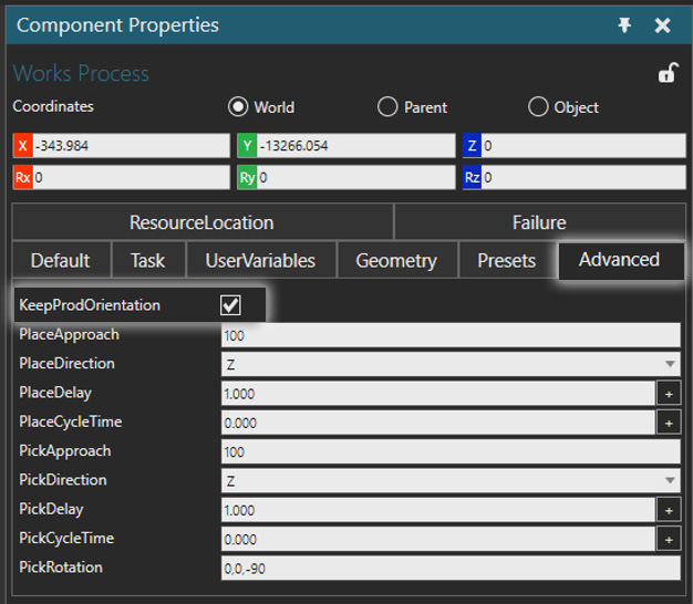 Improved KeepProdOrientation tool in Visual Components Works Library