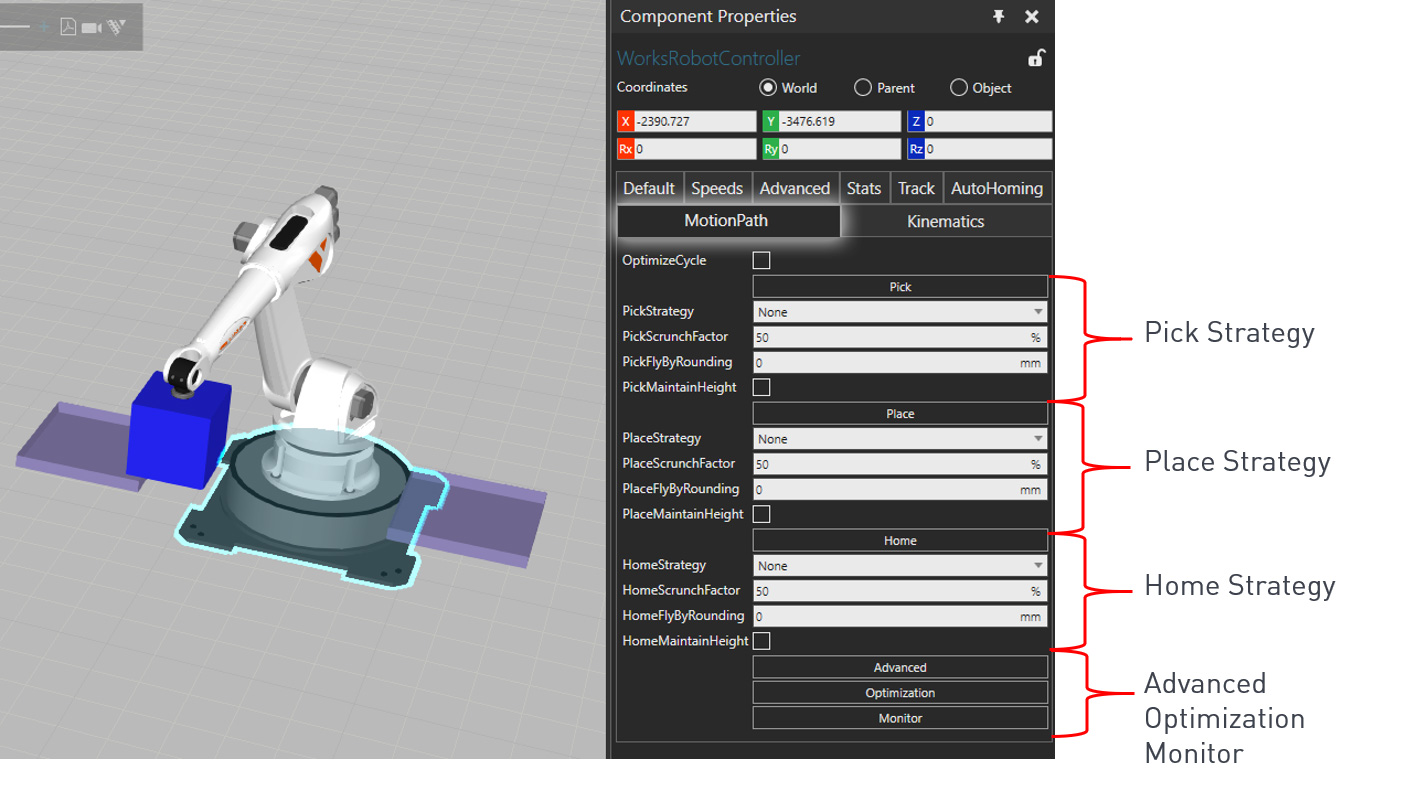 Improved MotionPath tool in Visual Components Works Library