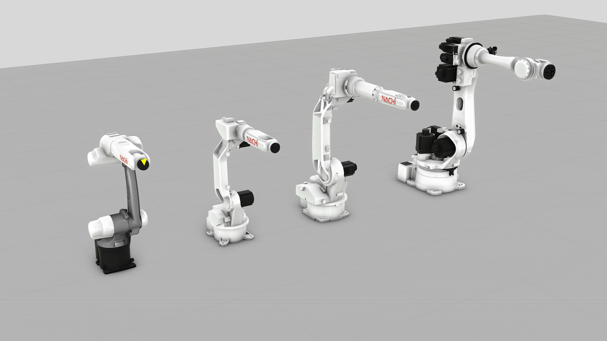 The new Nachi component additions to Visual Components eCatalog in April 2018