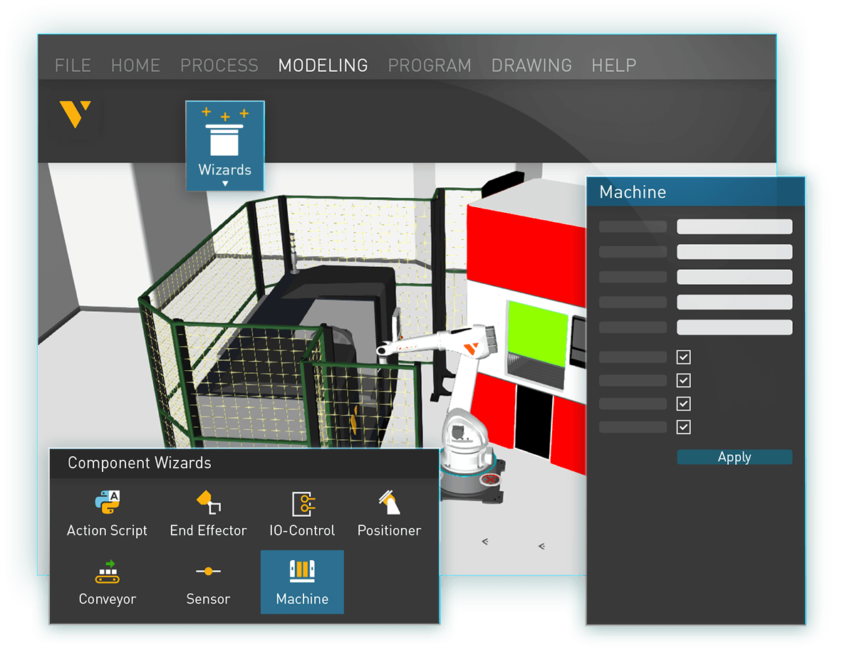 Manufacturing simulation - Visual Components