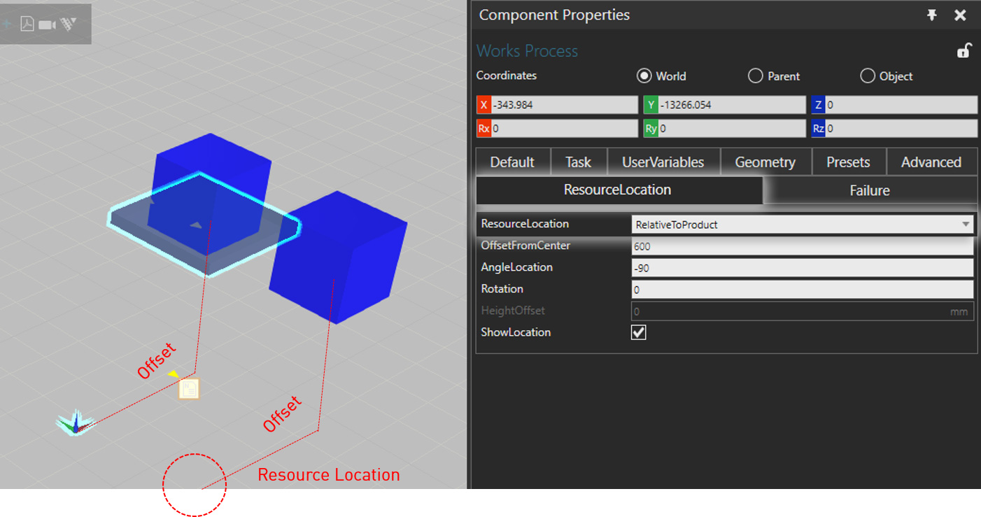 Improved RelativeToProduct tool in Visual Components Works Library