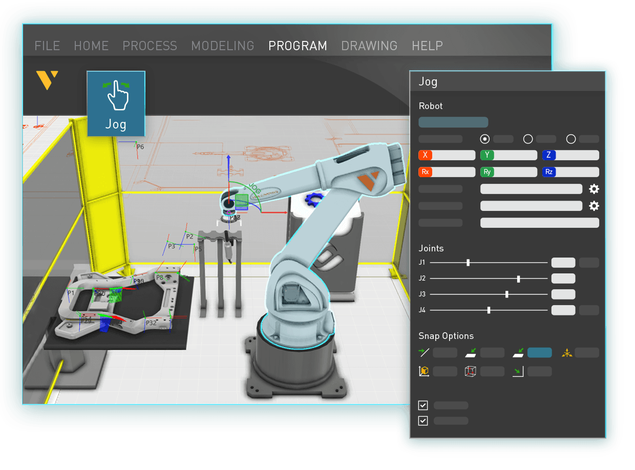 Robot programming - Visual Components