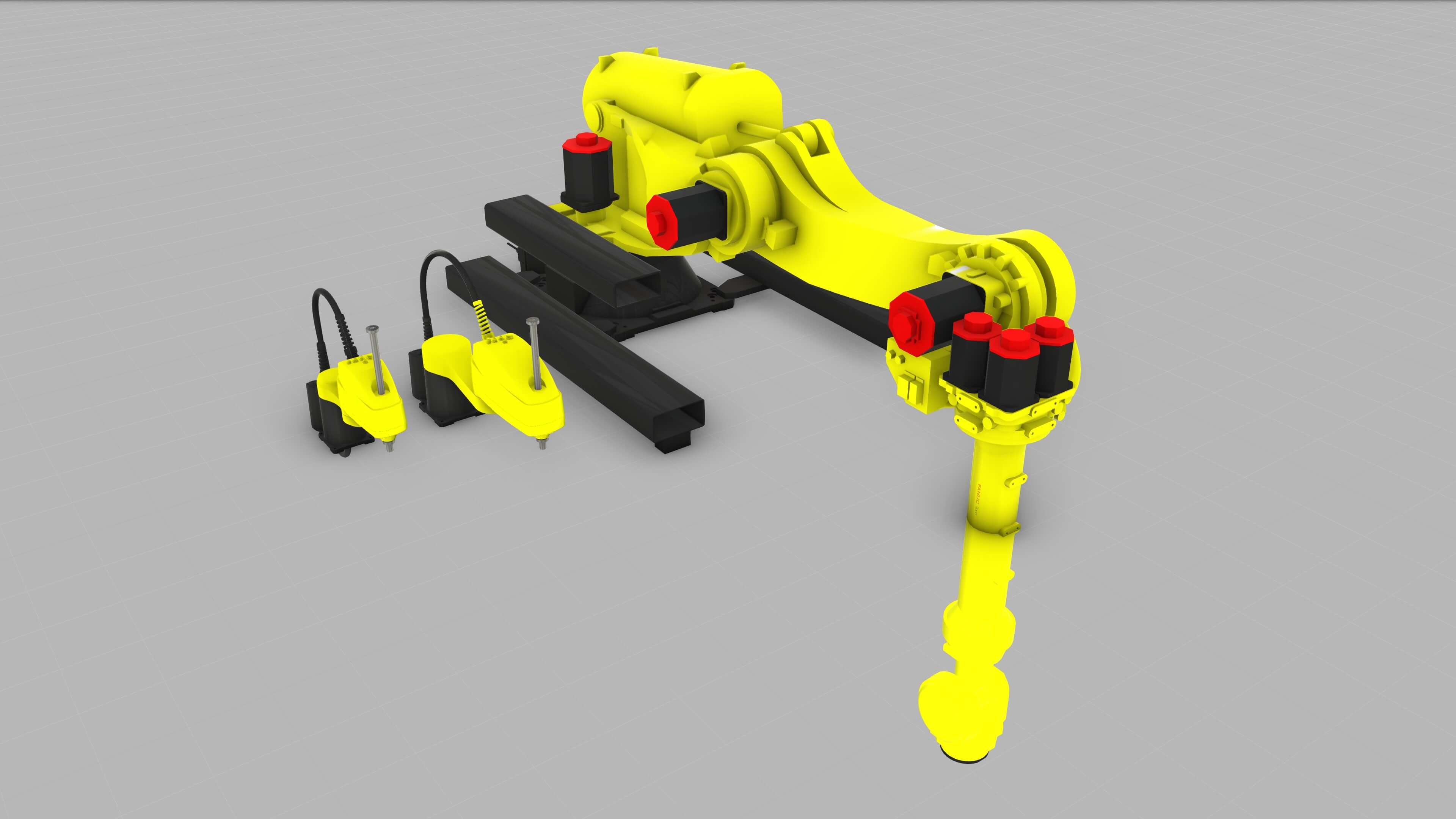 The new Fanuc component additions to Visual Components eCatalog in December 2018